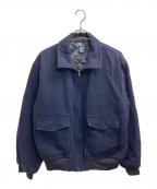 POLO RALPH LAURENポロ・ラルフローレン）の古着「ウールキルティングドリズラージャケット」｜ネイビー