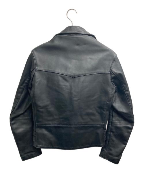 666（666）666 (666) LJM-1 サイドベルト ライダースジャケット ブラック サイズ:36の古着・服飾アイテム