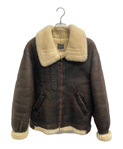 AVIREX（アヴィレックス）AVIREX (アヴィレックス) B-3ムートンジャケット ブラウン サイズ:38の古着・服飾アイテム