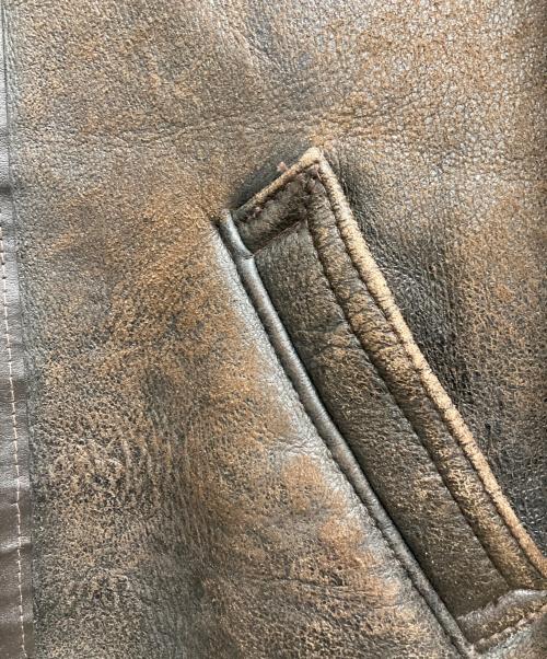 AVIREX（アヴィレックス）AVIREX (アヴィレックス) B-3ムートンジャケット ブラウン サイズ:38の古着・服飾アイテム