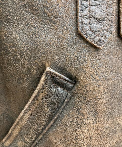 AVIREX（アヴィレックス）AVIREX (アヴィレックス) B-3ムートンジャケット ブラウン サイズ:38の古着・服飾アイテム