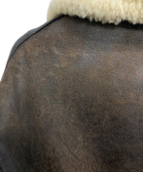 AVIREX（アヴィレックス）AVIREX (アヴィレックス) B-3ムートンジャケット ブラウン サイズ:38の古着・服飾アイテム
