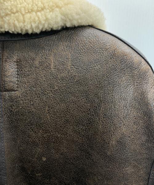 AVIREX（アヴィレックス）AVIREX (アヴィレックス) B-3ムートンジャケット ブラウン サイズ:38の古着・服飾アイテム