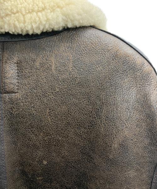 AVIREX（アヴィレックス）AVIREX (アヴィレックス) B-3ムートンジャケット ブラウン サイズ:38の古着・服飾アイテム