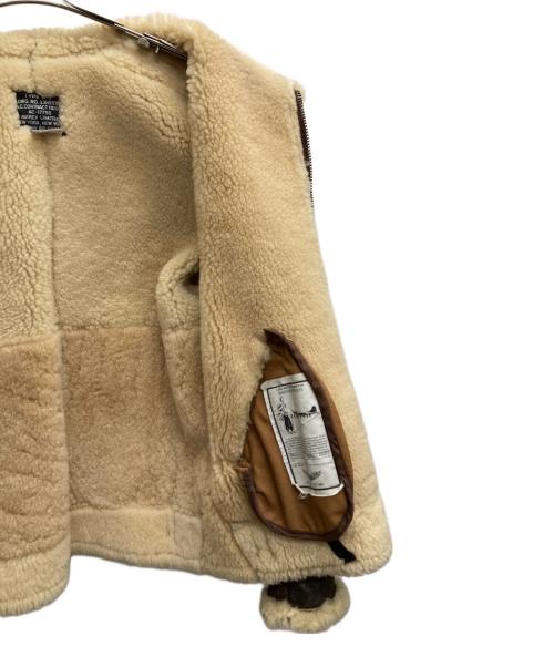 AVIREX（アヴィレックス）AVIREX (アヴィレックス) B-3ムートンジャケット ブラウン サイズ:38の古着・服飾アイテム