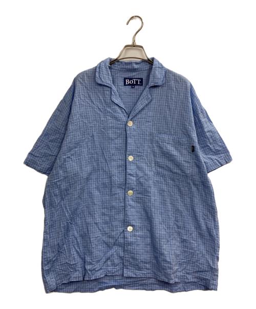 BoTT（ボット）BoTT (ボット) Windowpane S ブルー サイズ:Mの古着・服飾アイテム