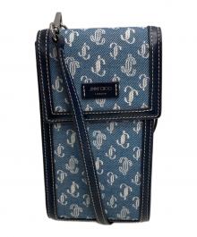 JIMMY CHOO（ジミーチュウ）の古着「PEGASI PHONEHOLDER（ペガシ　フォン　ホルダー）」｜インディゴ