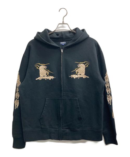 東洋エンタープライズ（トウヨウエンタープライズ）東洋エンタープライズ (トウヨウエンタープライズ) ALASKAジップパーカー ブラック サイズ:XLの古着・服飾アイテム