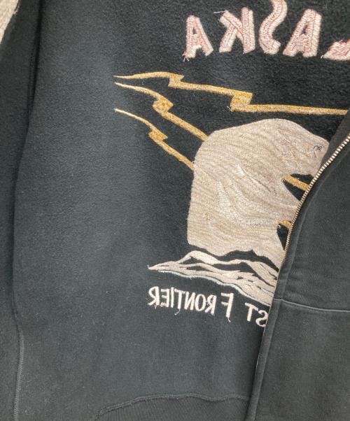 東洋エンタープライズ（トウヨウエンタープライズ）東洋エンタープライズ (トウヨウエンタープライズ) ALASKAジップパーカー ブラック サイズ:XLの古着・服飾アイテム