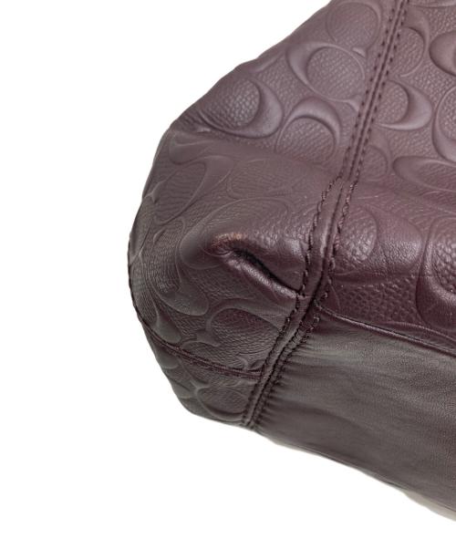 COACH（コーチ）COACH (コーチ) シグネチャートートバッグ ブラウンの古着・服飾アイテム