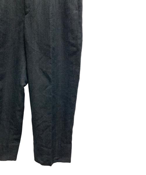 A.PRESSE（アプレッセ）A.PRESSE (アプレッセ) Wide Tapered Trousers（ワイド　テーパード　トラウザー） グレー サイズ:２の古着・服飾アイテム