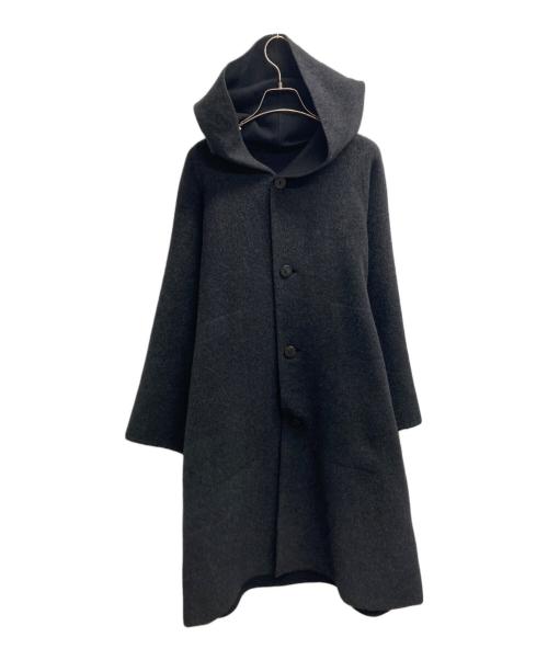 JURGEN LEHL（ヨーガンレール）JURGEN LEHL (ヨーガンレール) アンゴラウールフードコート グレー サイズ:表記無の古着・服飾アイテム