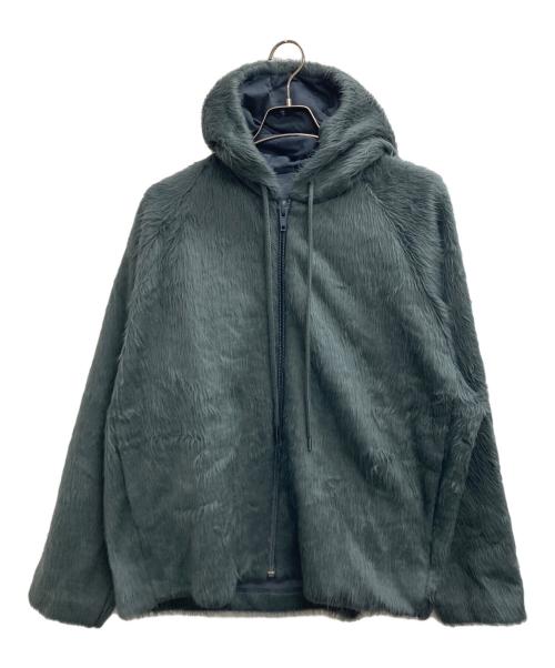 LAD MUSICIAN（ラッドミュージシャン）LAD MUSICIAN (ラッドミュージシャン) SHAGGY ZIP UP PARKA（シャギー　ジップ　アップ　パーカー） グレー サイズ:44の古着・服飾アイテム