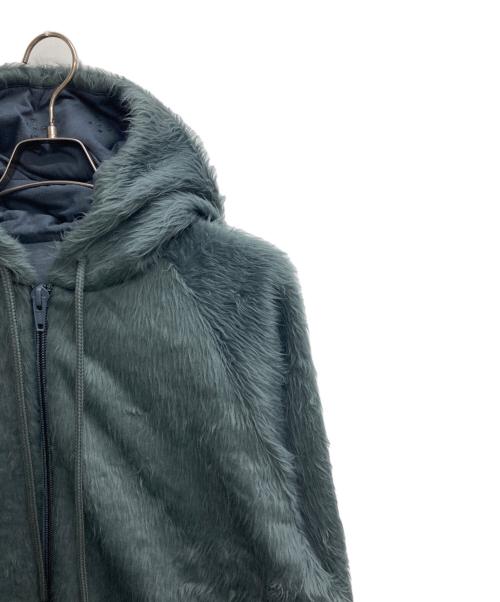 LAD MUSICIAN（ラッドミュージシャン）LAD MUSICIAN (ラッドミュージシャン) SHAGGY ZIP UP PARKA（シャギー　ジップ　アップ　パーカー） グレー サイズ:44の古着・服飾アイテム