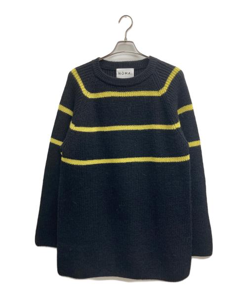 NOMA t.d.（ノーマティーディー）NOMA t.d. (ノーマティーディー) Big Stripe Sweater（ビッグ　ストライプ　スウェット） ブラック サイズ:2の古着・服飾アイテム