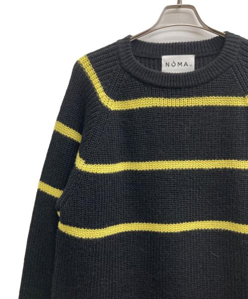 NOMA t.d.（ノーマティーディー）NOMA t.d. (ノーマティーディー) Big Stripe Sweater（ビッグ　ストライプ　スウェット） ブラック サイズ:2の古着・服飾アイテム