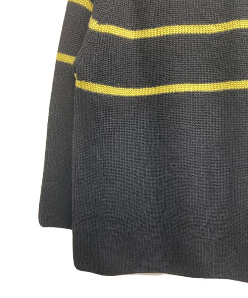 NOMA t.d.（ノーマティーディー）NOMA t.d. (ノーマティーディー) Big Stripe Sweater（ビッグ　ストライプ　スウェット） ブラック サイズ:2の古着・服飾アイテム