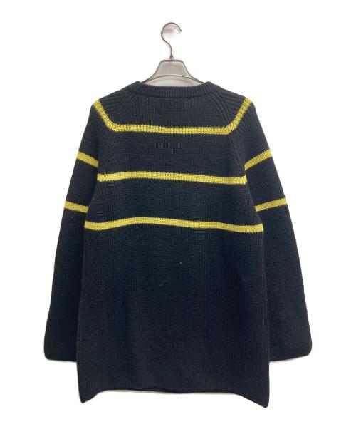 NOMA t.d.（ノーマティーディー）NOMA t.d. (ノーマティーディー) Big Stripe Sweater（ビッグ　ストライプ　スウェット） ブラック サイズ:2の古着・服飾アイテム