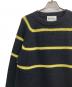 NOMA t.d. (ノーマティーディー) Big Stripe Sweater（ビッグ　ストライプ　スウェット） ブラック サイズ:2：5000円