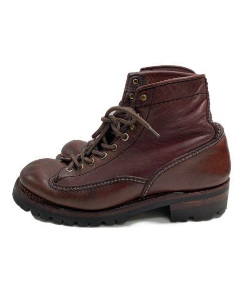 LONE WOLF BOOTS（ロンウルフブーツ）LONE WOLF BOOTS (ロンウルフブーツ) LOGGER ブーツ ブラウン サイズ:71/2の古着・服飾アイテム