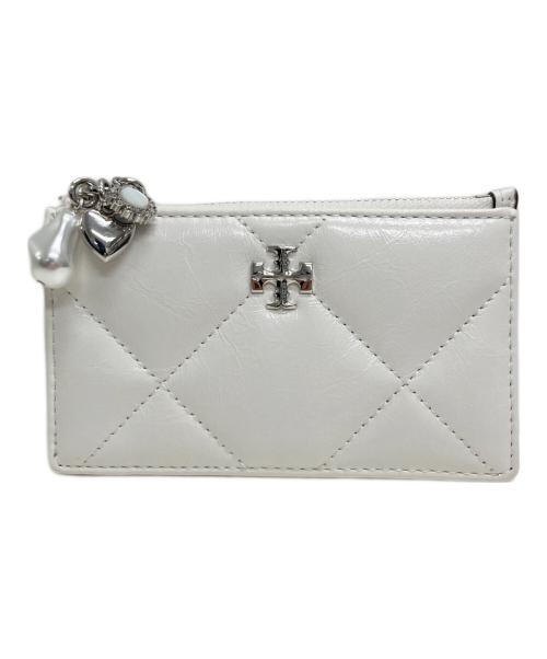 TORY BURCH（トリーバーチ）TORY BURCH (トリーバーチ) キラ ダイヤモンドキルト ディストレストチャーム ジップカードケースの古着・服飾アイテム