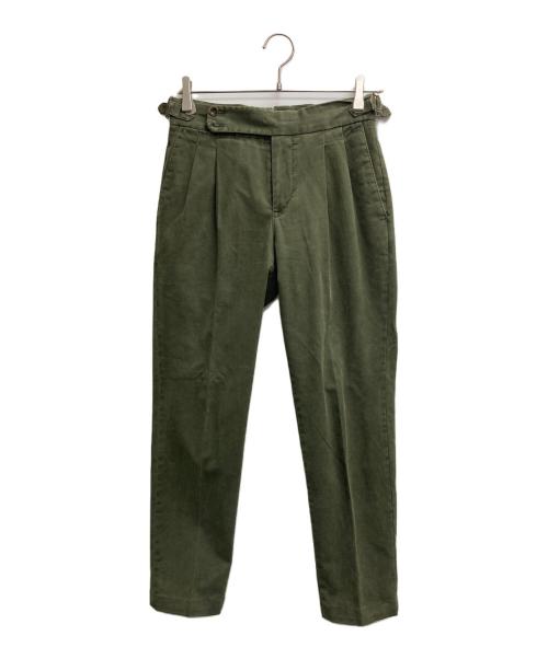 PT TORINO（ピーティートリノ）PT TORINO (ピーティートリノ) BEAMS F (ビームスエフ) GENTLEMAN FIT スラックス カーキ サイズ:42の古着・服飾アイテム