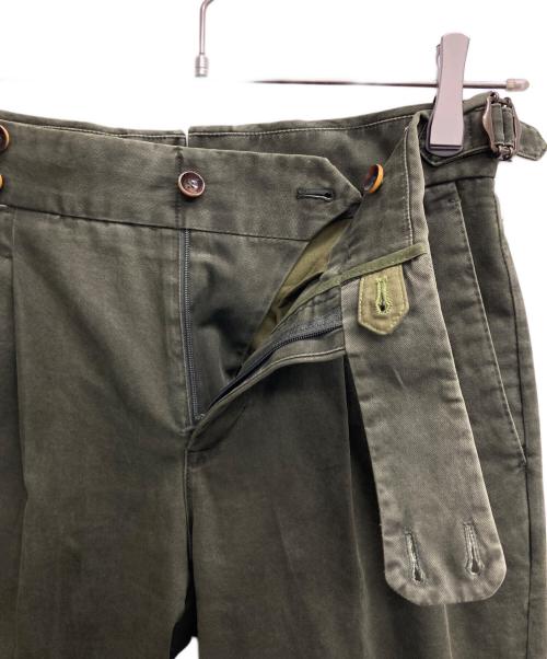 PT TORINO（ピーティートリノ）PT TORINO (ピーティートリノ) BEAMS F (ビームスエフ) GENTLEMAN FIT スラックス カーキ サイズ:42の古着・服飾アイテム