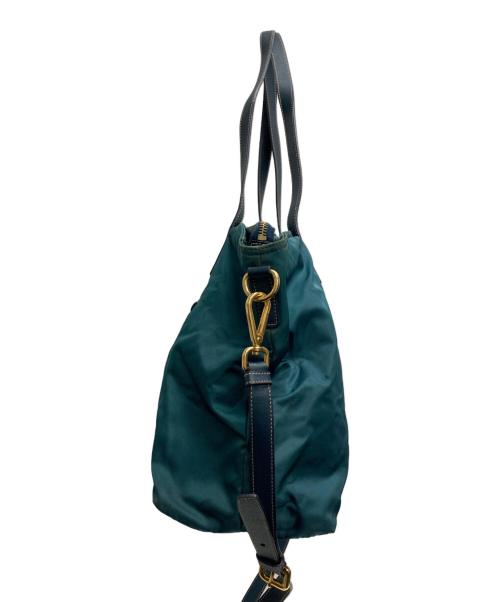 PRADA（プラダ）PRADA (プラダ) 2WAYナイロントートバッグ ダークグリーンの古着・服飾アイテム