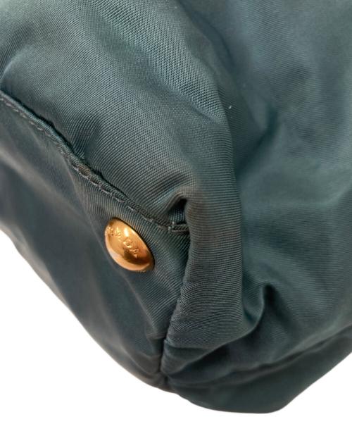 PRADA（プラダ）PRADA (プラダ) 2WAYナイロントートバッグ ダークグリーンの古着・服飾アイテム