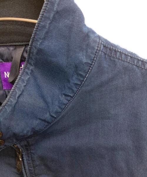 THE NORTHFACE PURPLELABEL（ザ・ノースフェイス パープルレーベル）THE NORTHFACE PURPLELABEL (ザ・ノースフェイス パープルレーベル) BEAMS (ビームス) 別注デニムフィールドジャケット ネイビー サイズ:Lの古着・服飾アイテム
