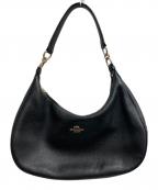 COACHコーチ）の古着「ホーボーショルダーバッグ」｜ブラック