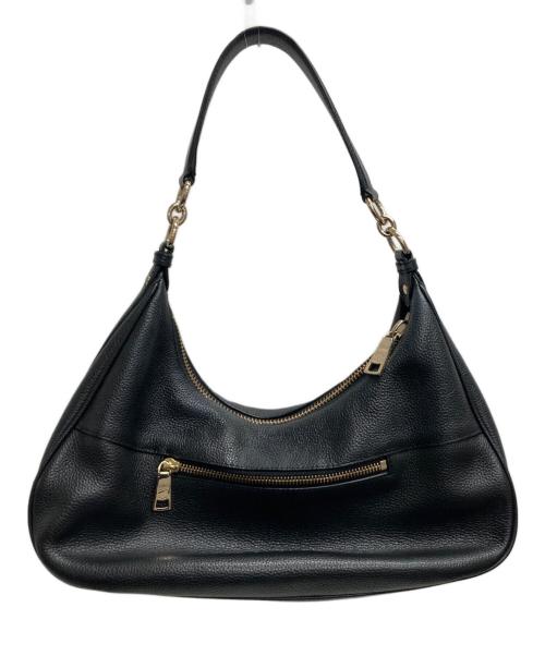 COACH（コーチ）COACH (コーチ) ホーボーショルダーバッグ ブラックの古着・服飾アイテム