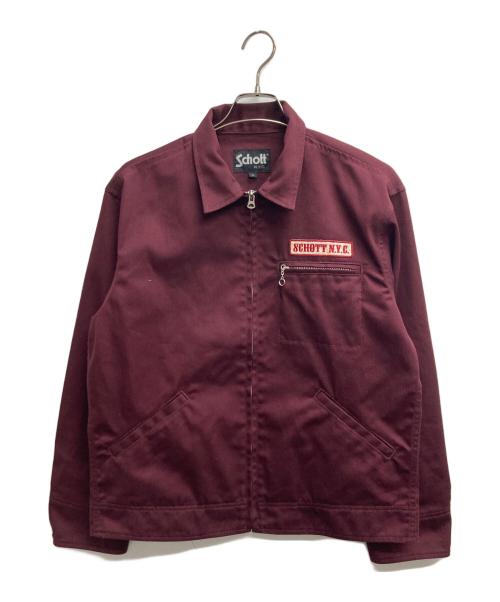 Schott（ショット）Schott (ショット) ワークジャケット レッド サイズ:Lの古着・服飾アイテム