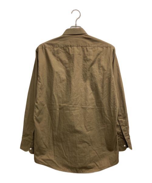 Yves Saint Laurent（イヴサンローラン）Yves Saint Laurent (イヴサンローラン) レギュラーシャツ ブラウン サイズ:16の古着・服飾アイテム