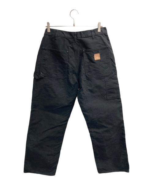 Willow Pants（ウィローパンツ）Willow Pants (ウィローパンツ) ダブルニーペインターパンツ ブラック サイズ:１の古着・服飾アイテム