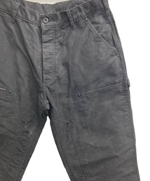 Willow Pants（ウィローパンツ）Willow Pants (ウィローパンツ) ダブルニーペインターパンツ ブラック サイズ:１の古着・服飾アイテム