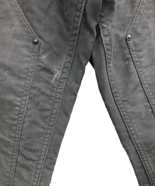 Willow Pants（ウィローパンツ）Willow Pants (ウィローパンツ) ダブルニーペインターパンツ ブラック サイズ:１の古着・服飾アイテム