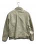 GUESS USA (ゲス ユーエスエー) COW LEATHER JACKET（カウ　レザー　ジャケット） アイボリー サイズ:M：20000円