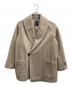 ORCIVAL（オーシバル）の古着「ライトウールモッサショールカラージャケット」｜ベージュ