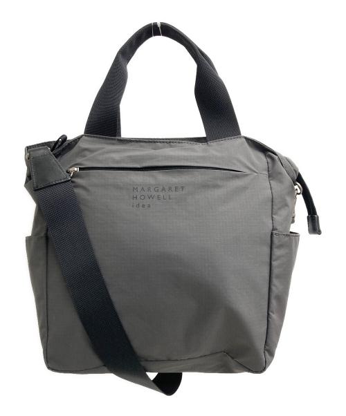 MARGARET HOWELL idea（マーガレット ハウエル アイディア）MARGARET HOWELL idea (マーガレット ハウエル アイディア) 2WAYバッグ グレーの古着・服飾アイテム