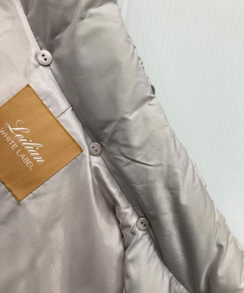 Leilian（レリアン）LEILIAN (レリアン) 23AW フーデッドダウンコート ベージュ サイズ:9の古着・服飾アイテム