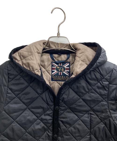 LAVENHAM（ラベンハム）LAVENHAM (ラベンハム) キルティングジャケット ブラック サイズ:36の古着・服飾アイテム