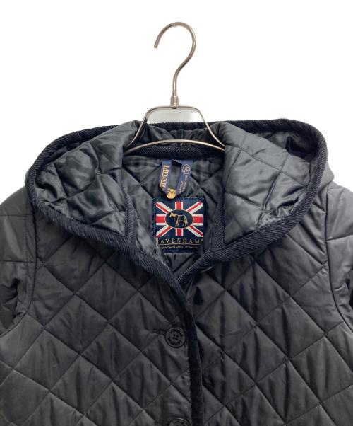 LAVENHAM（ラベンハム）LAVENHAM (ラベンハム) キルティングコート ブラック サイズ:36の古着・服飾アイテム