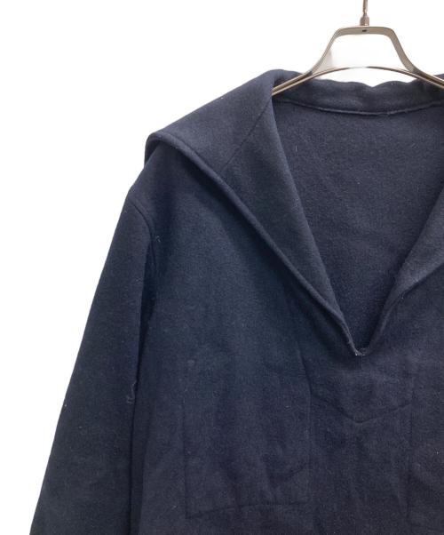 LE GLAZIK（ル グラジック）LE GLAZIK (ル グラジック) ウールスモックパーカー ネイビー サイズ:記載なしの古着・服飾アイテム