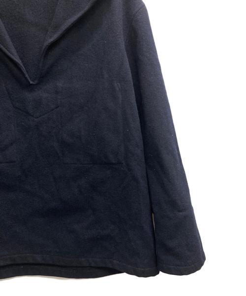 LE GLAZIK（ル グラジック）LE GLAZIK (ル グラジック) ウールスモックパーカー ネイビー サイズ:記載なしの古着・服飾アイテム