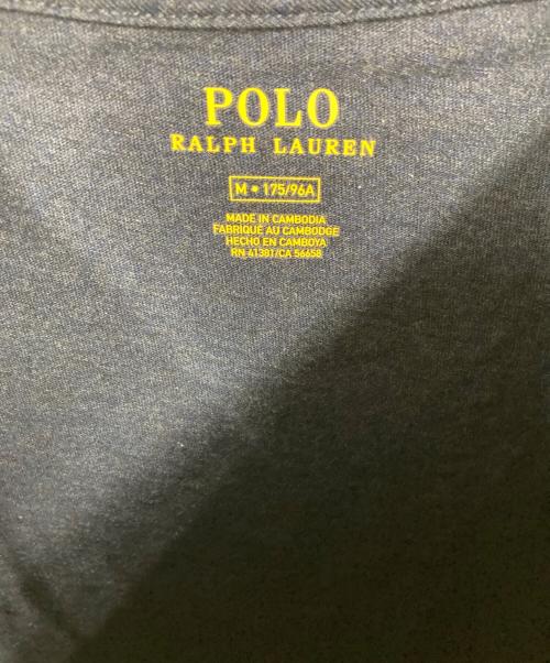 POLO RALPH LAUREN（ポロ・ラルフローレン）POLO RALPH LAUREN (ポロ・ラルフローレン) クルーネックカットソー ネイビー サイズ:Mの古着・服飾アイテム