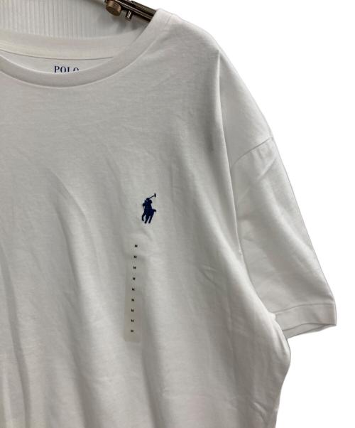 POLO RALPH LAUREN（ポロ・ラルフローレン）POLO RALPH LAUREN (ポロ・ラルフローレン) クルーネックカットソー ホワイト サイズ:Mの古着・服飾アイテム