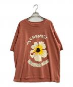 ALCHEMISTアルケミスト）の古着「プリントTシャツ」｜ピンク