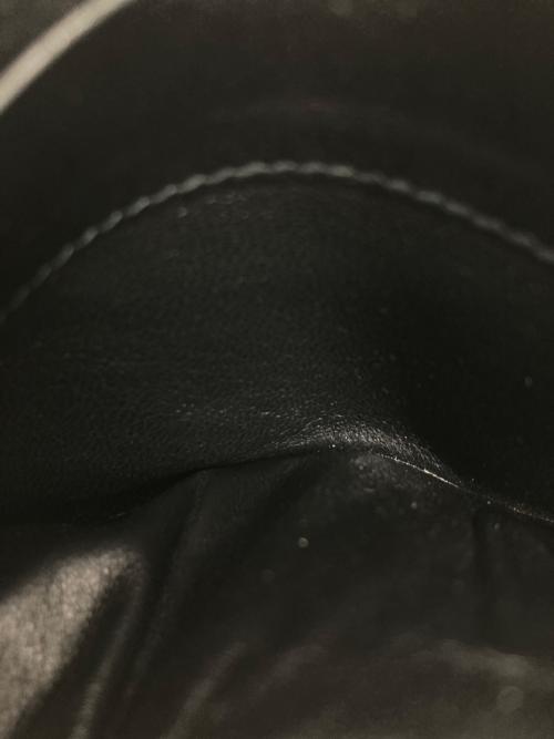 BOTTEGA VENETA（ボッテガベネタ）BOTTEGA VENETA (ボッテガベネタ) イントレチャート 二つ折り財布 ブラックの古着・服飾アイテム