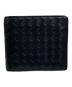 BOTTEGA VENETA（ボッテガベネタ）の古着「イントレチャート 二つ折り財布」｜ブラック